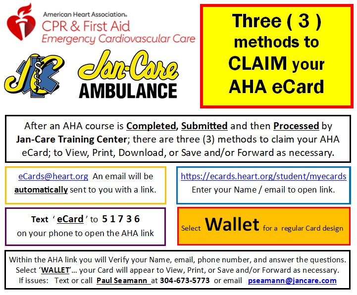 Claim AHA eCard 12 2021